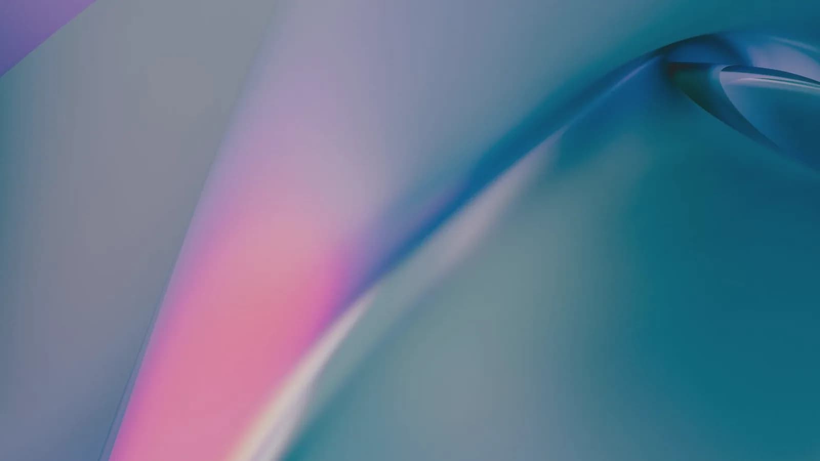 AI ultrasound imaging for parents: Abstract soft gradient of blue, pink and teal flowing shapes